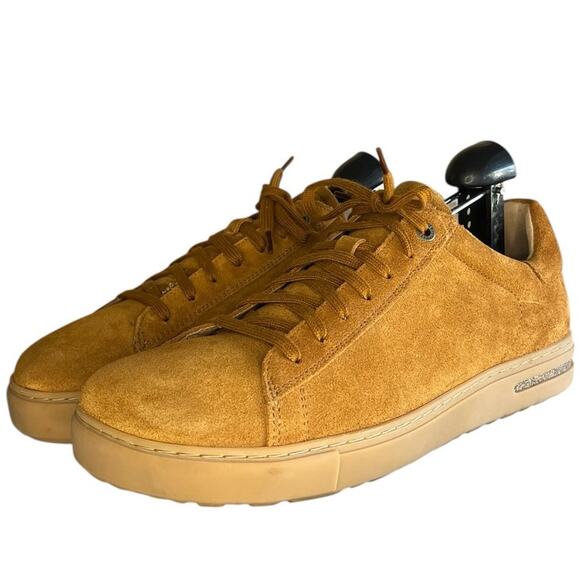 ***SOLD*** Birkenstock Bend Low Suede Footbed Lace-Up Sneaker Shoes Size 9 - Picture 2 of 6